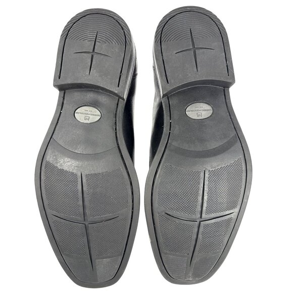 Sandro Moscoloni Men's Berwyn Venetian Leather Black Slip On Loafers Size 12 D - Picture 7 of 10